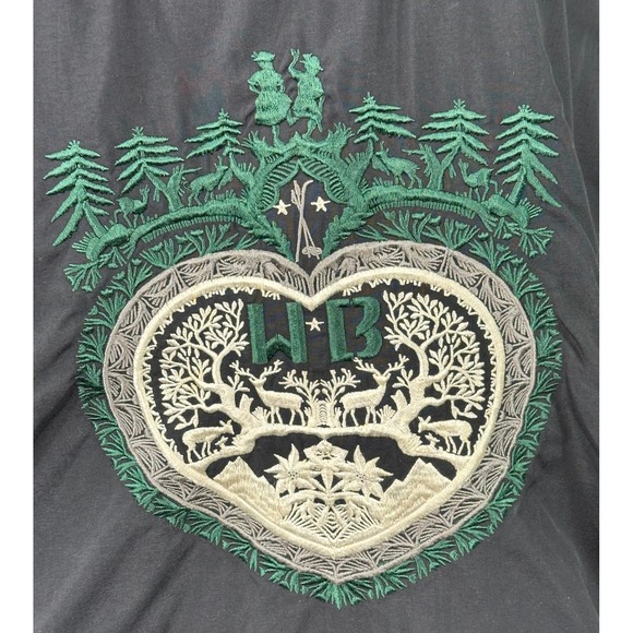 Bogner Men's Pullover Anorak Ski Jacket Green Black Festival sz L (15566) - Picture 2 of 12